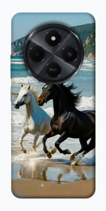 Чехол Beach Horses для Xiaomi Poco C75