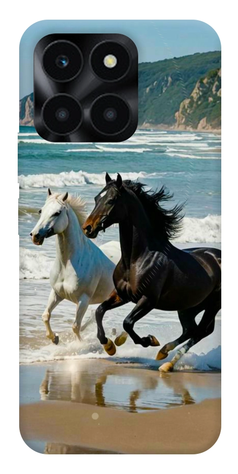 Чехол Beach Horses для Huawei Honor X6a