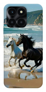 Чехол Beach Horses для Huawei Honor X6a