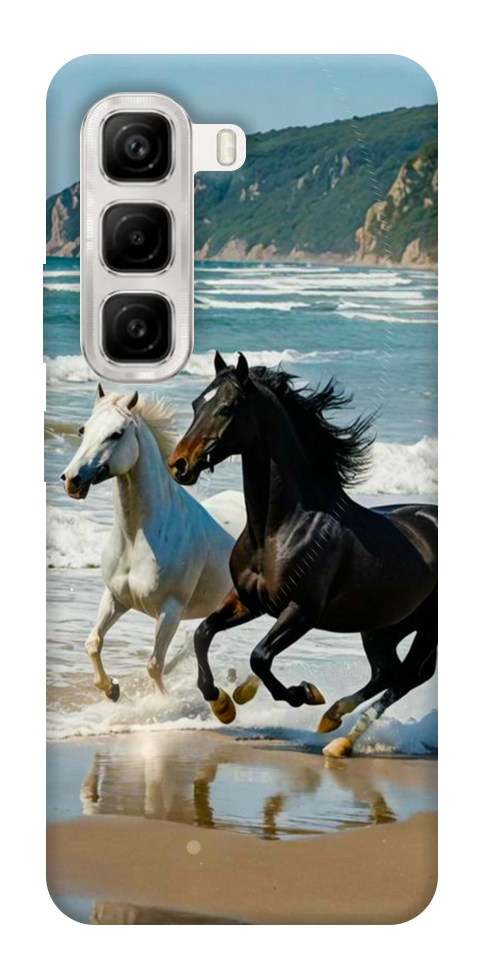 Чехол Beach Horses для Infinix Hot 50 4G
