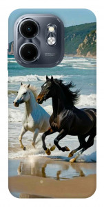 Чехол Beach Horses для Infinix Hot 50i