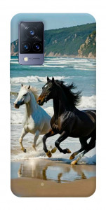 Чехол Beach Horses для Vivo V21