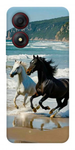 Чохол Beach Horses для ZTE Blade A34 4G