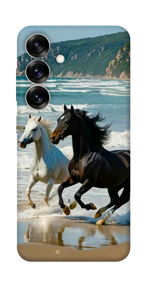 Чехол Beach Horses для Galaxy S25