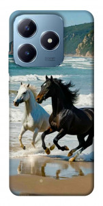 Чехол Beach Horses для Realme C63 4G