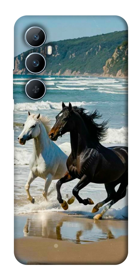 Чехол Beach Horses для Realme C65 4G