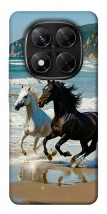 Чехол Beach Horses для Xiaomi Redmi Note 14 Pro 5G