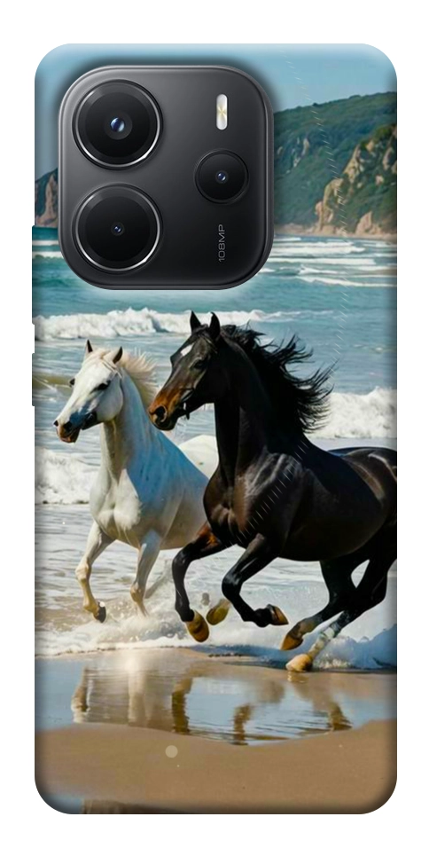 Чохол Beach Horses для Xiaomi Redmi Note 14 4G (Int. version)