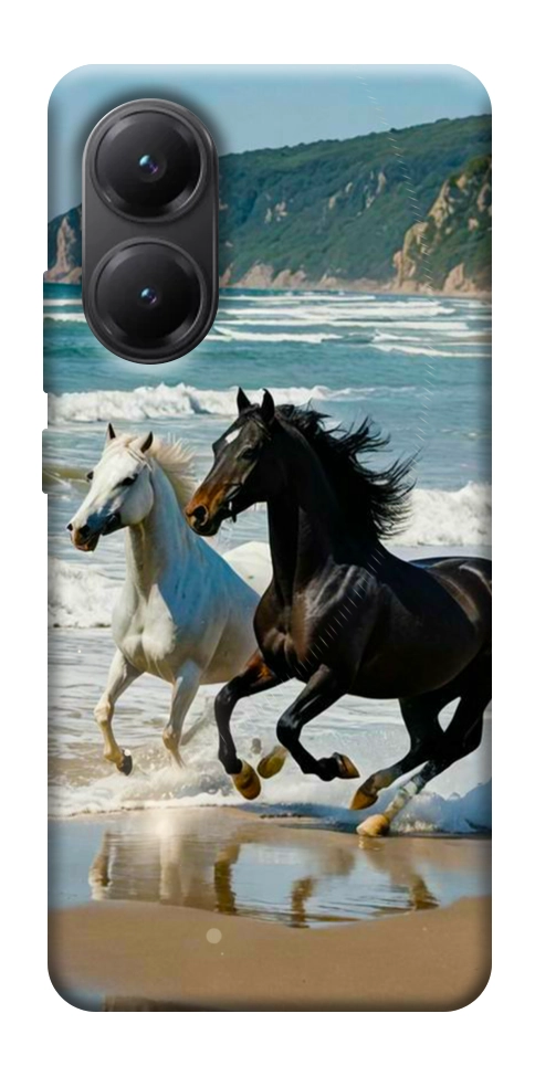 Чехол Beach Horses для Xiaomi Poco X7 Pro