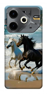 Чехол Beach Horses для TECNO Pova 6 Neo (LI6)