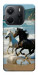 Чехол Beach Horses для Xiaomi Redmi Note 14 4G (Europe version)