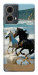 Чехол Beach Horses для Motorola Moto G85