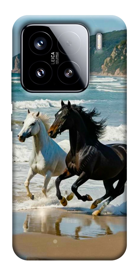 Чехол Beach Horses для Xiaomi 15