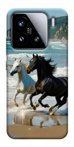 Чехол Beach Horses для Xiaomi 15