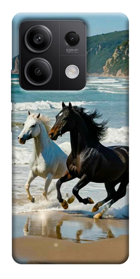 Чехол Beach Horses для Xiaomi Redmi Note 13 5G