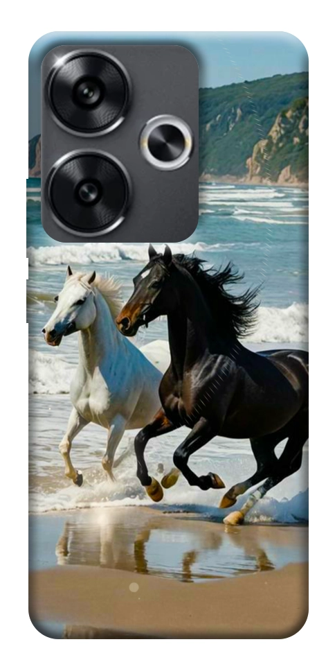 Чохол Beach Horses для Xiaomi Poco F6