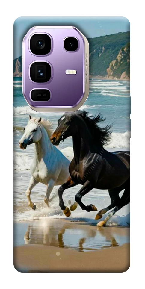 Чехол Beach Horses для Infinix Note 50 Pro+