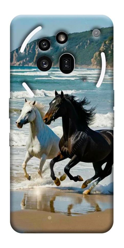 Чехол Beach Horses для Nothing Phone (3a) Pro