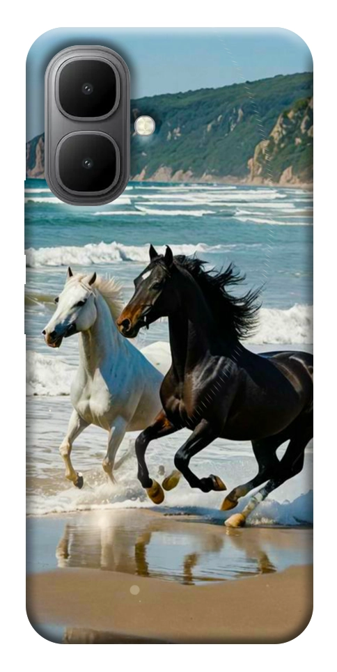 Чехол Beach Horses для Infinix Smart 10