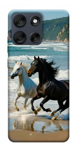 Чехол Beach Horses для Motorola Moto G56 5G
