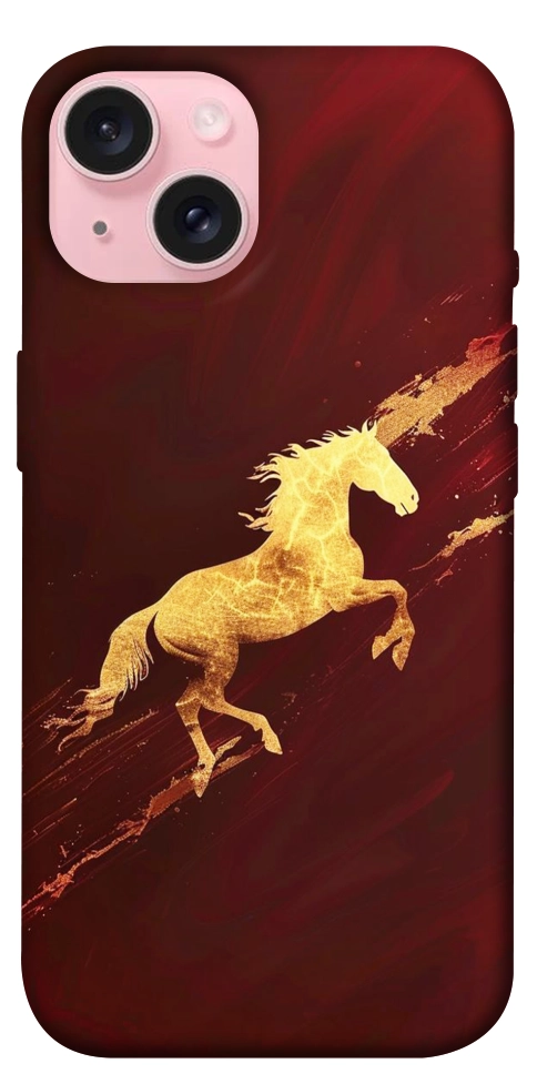 Чехол Gold Splash для iPhone 15