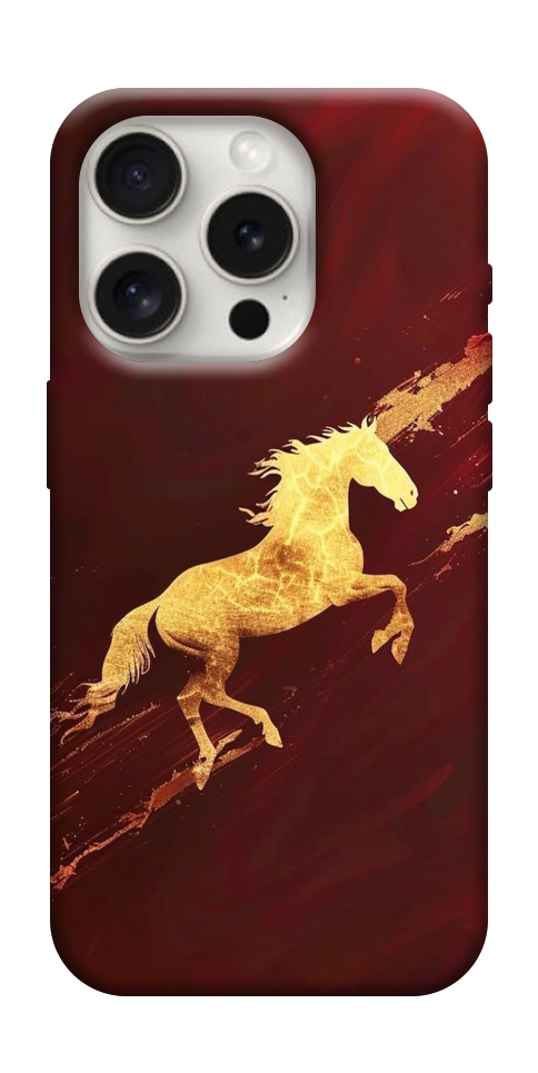 Чехол Gold Splash для iPhone 16 Pro Max