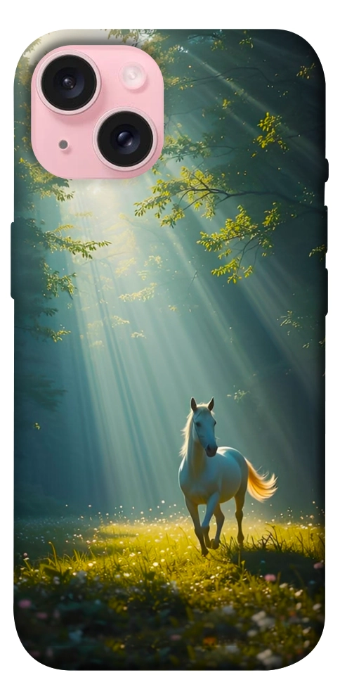 Чехол Horse in nature для iPhone 15