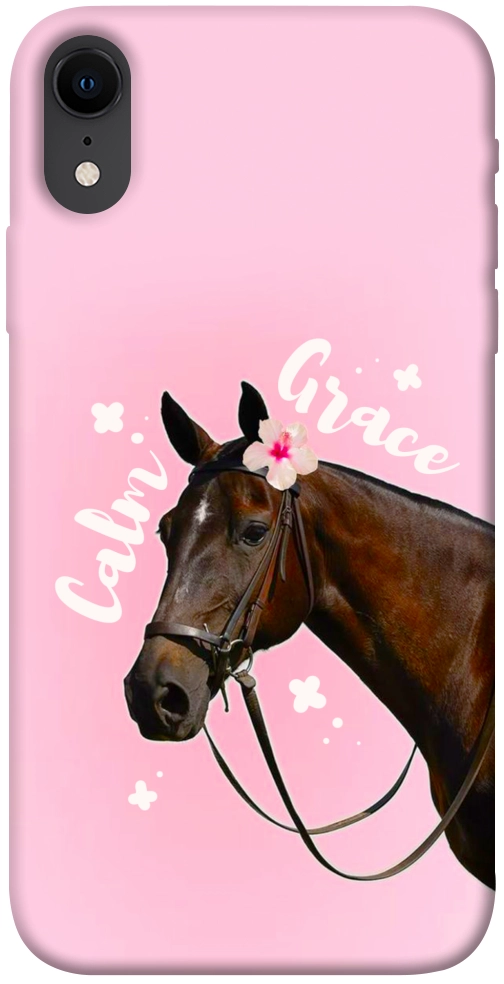 Чехол Horse with flower для iPhone XR
