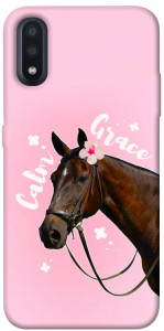 Чохол Horse with flower для Galaxy A01