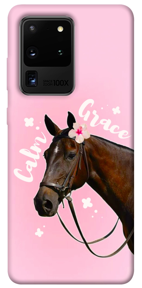 Чехол Horse with flower для Galaxy S20 Ultra (2020)