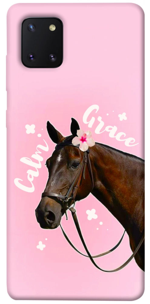 Чехол Horse with flower для Galaxy Note 10 Lite (2020)