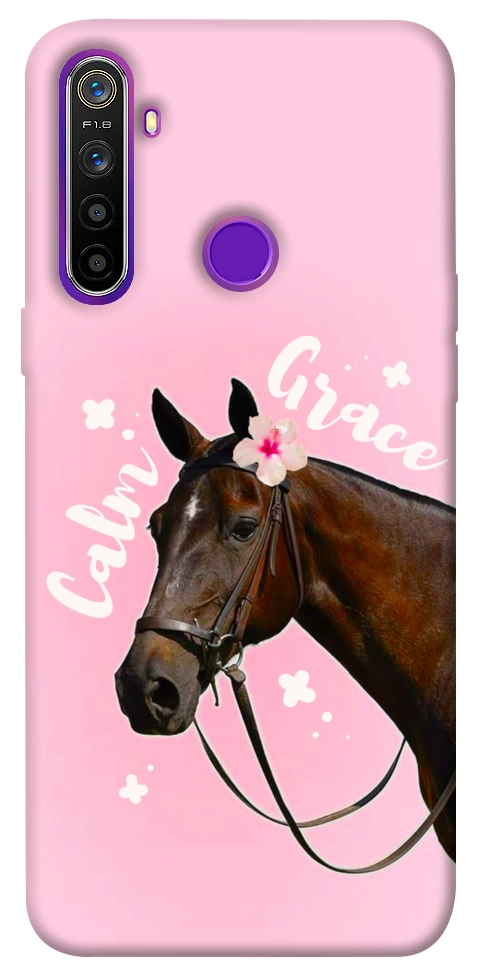 Чехол Horse with flower для Realme 5