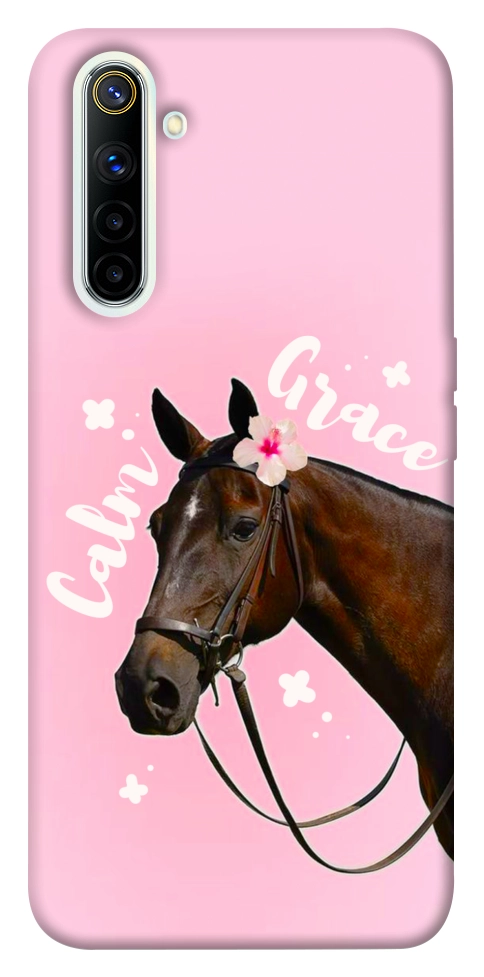 Чехол Horse with flower для Realme 6