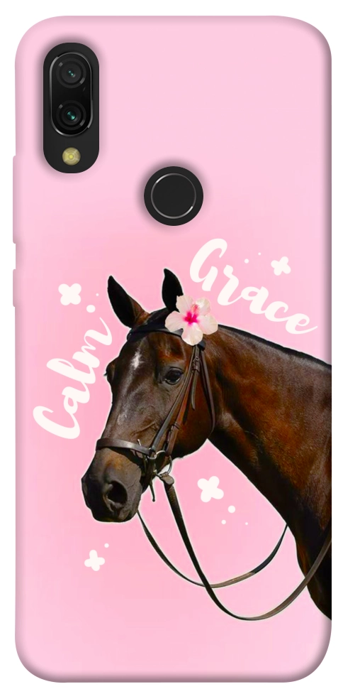 Чехол Horse with flower для Xiaomi Redmi 7