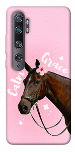 Чохол Horse with flower для Xiaomi Mi Note 10