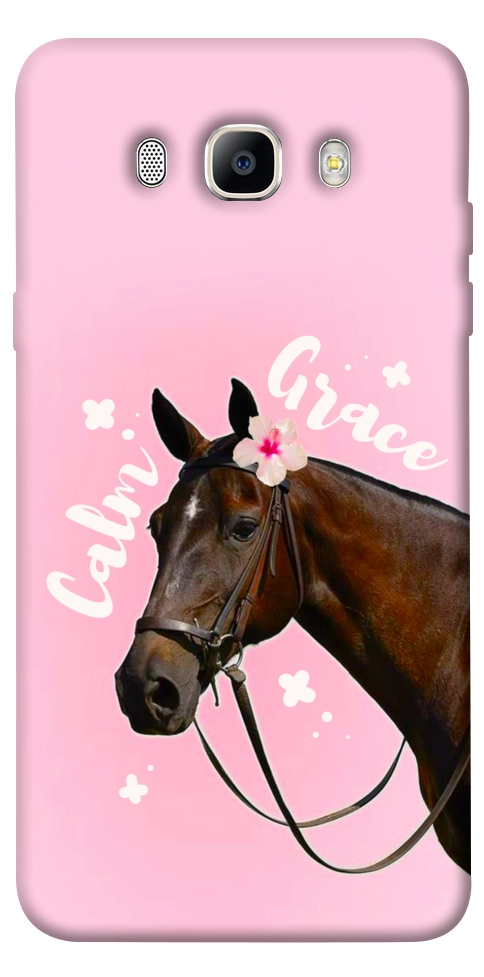 Чехол Horse with flower для Galaxy J7 (2016)