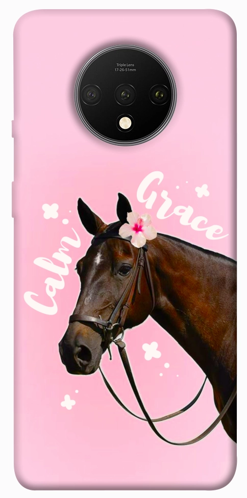 Чехол Horse with flower для OnePlus 7T