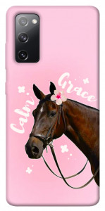 Чехол Horse with flower для Galaxy S20 FE