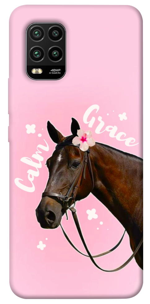 Чехол Horse with flower для Xiaomi Mi 10 Lite