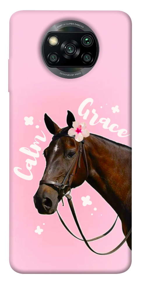 Чохол Horse with flower для Xiaomi Poco X3 NFC