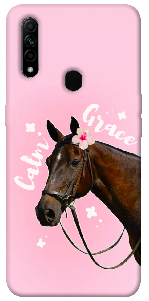 Чохол Horse with flower для Oppo A31