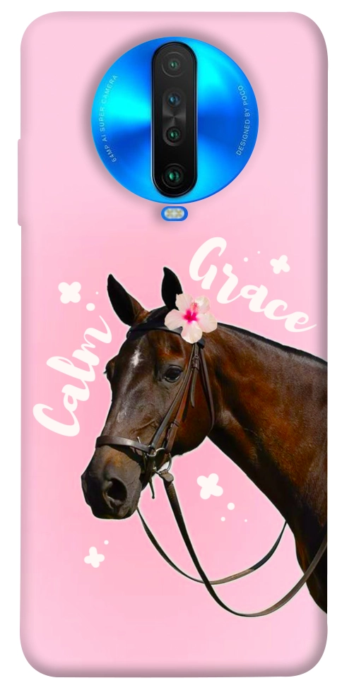 Чехол Horse with flower для Xiaomi Poco X2