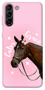 Чохол Horse with flower для Galaxy S21+