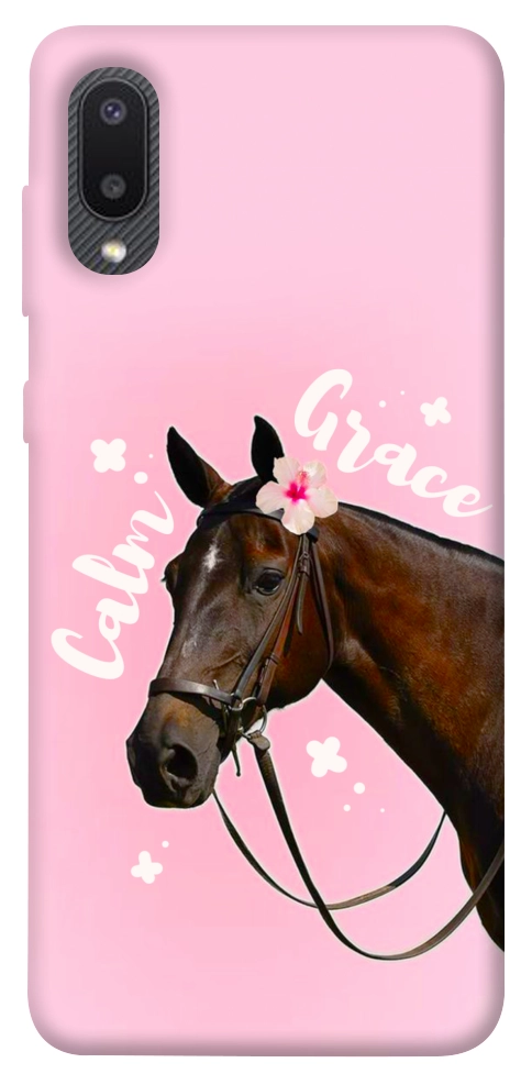Чехол Horse with flower для Galaxy A02