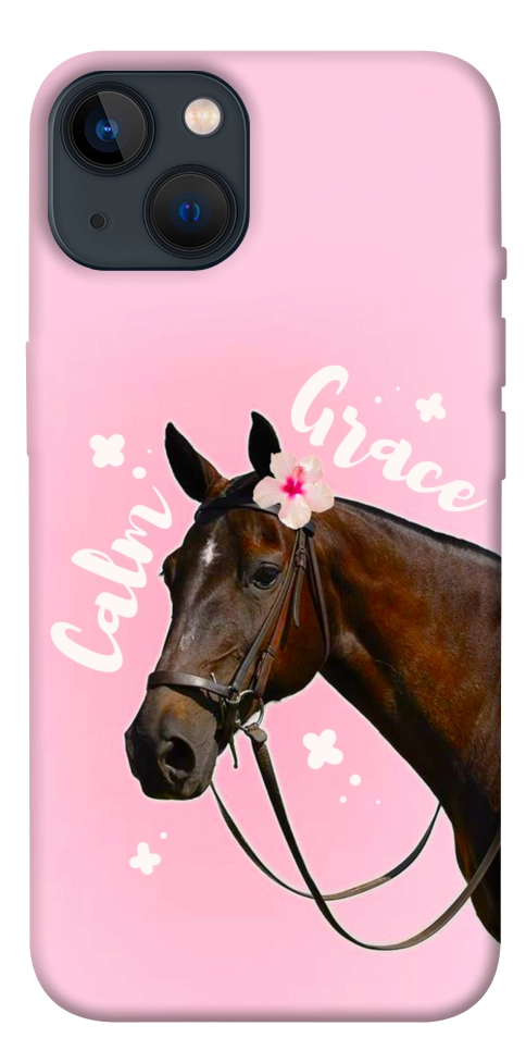 Чехол Horse with flower для iPhone 13