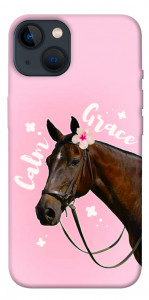 Чохол Horse with flower для iPhone 13