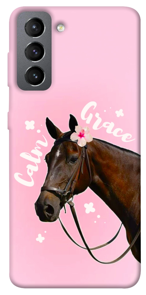 Чехол Horse with flower для Galaxy S21 FE