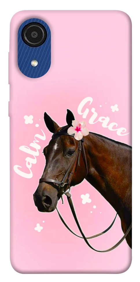 Чохол Horse with flower для Galaxy A03 Core