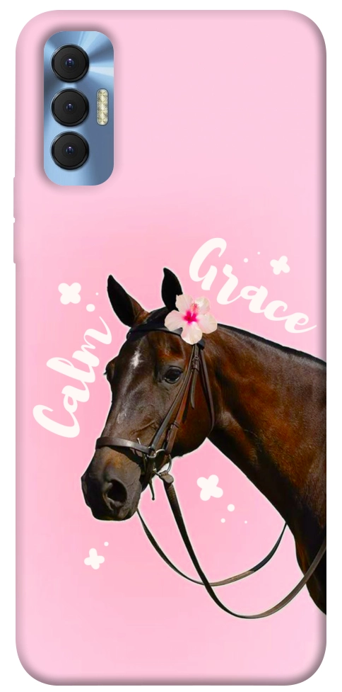 Чехол Horse with flower для TECNO Spark 8P