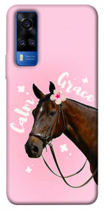 Чехол Horse with flower для Vivo Y51a